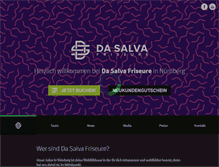 Tablet Screenshot of friseur-dasalva.de
